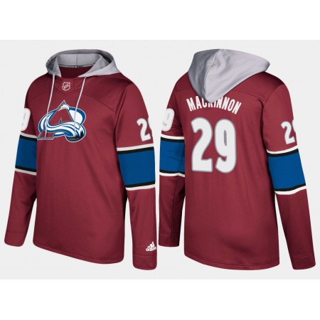 Colorado Avalanche Nathan Mackinnon 29 N001 Pullover Mikiny Hooded - Pánské